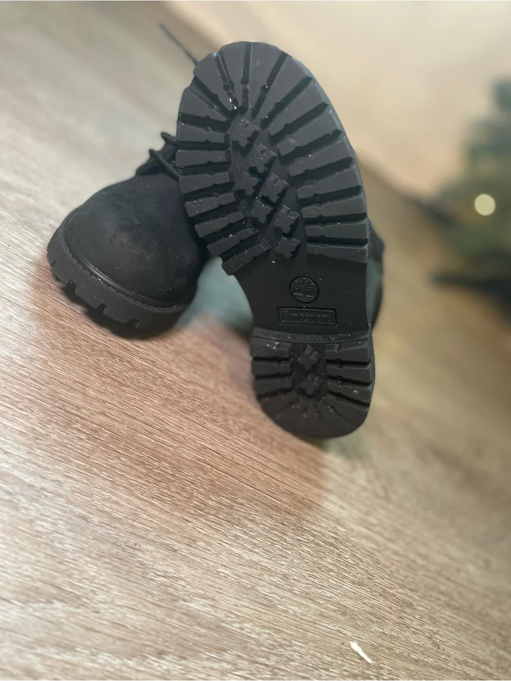 Timberland Kids Black Ankle Lace-Up Boots